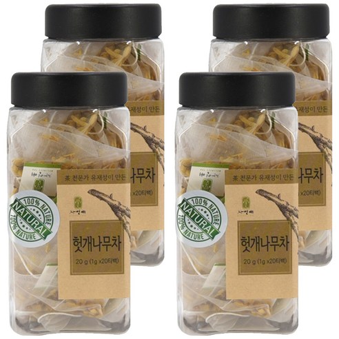자연애 헛개나무차, 1g, 20개입, 4개
