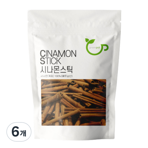 그린팟 시나몬스틱, 300g, 6개