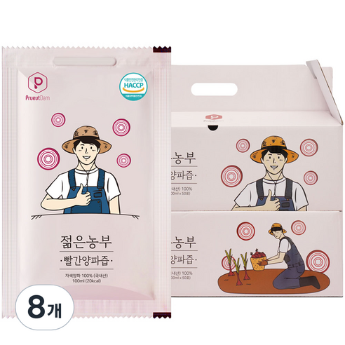 젊은농부 빨간양파즙, 5L, 8개