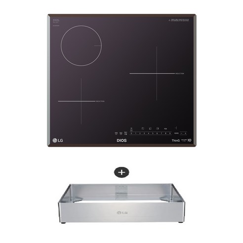 LG 디오스 하이브리드 빌트인 3구 미라듀어 글라스 본품 + 프리스탠딩 자재 15cm, BEY3MSA, 방문설치
