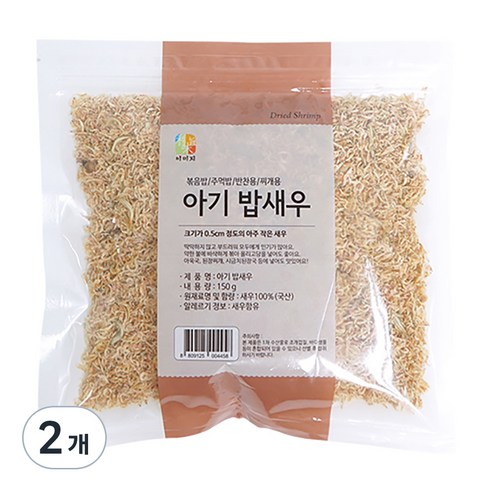 이미지 아기 밥새우, 150g, 2개