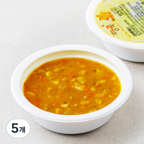 짱죽 모듬야채카레소스, 100g, 5개, 모듬야채