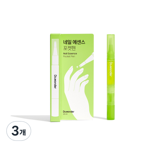 닥터원더 네일 에센스 포켓펜, 3개, 2.5ml