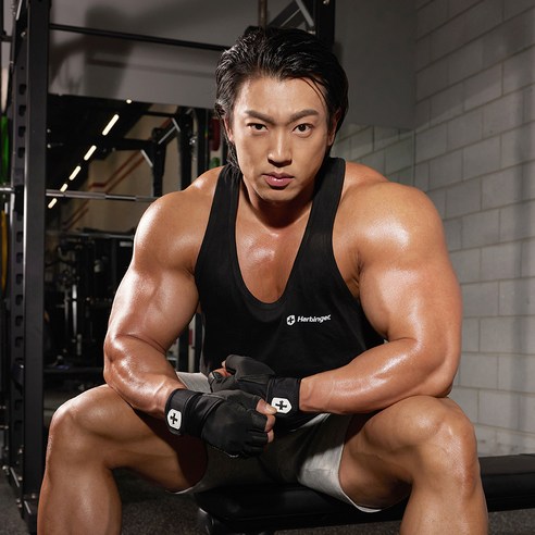 손목 통증을 완화하고 헬스 운동을 편안하게 즐기는 데 도움이 되는 하빈져 프로 리스트랩 글러브