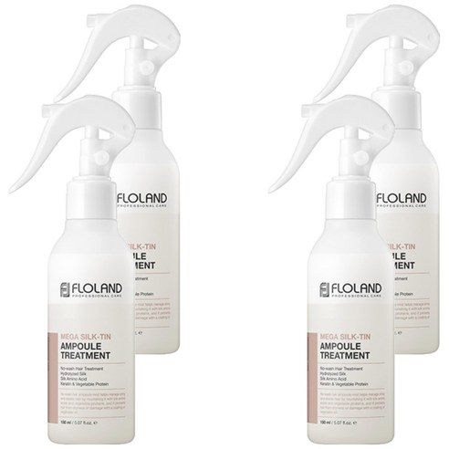 플로랜드 메가 실크 틴 앰플 트리트먼트, 4개, 150ml