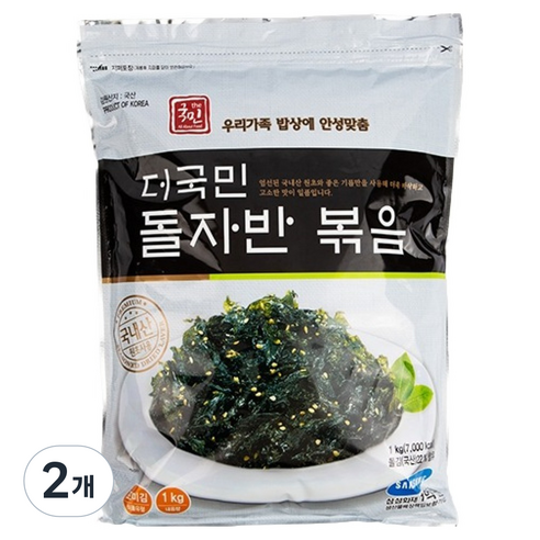 더국민 돌자반 볶음