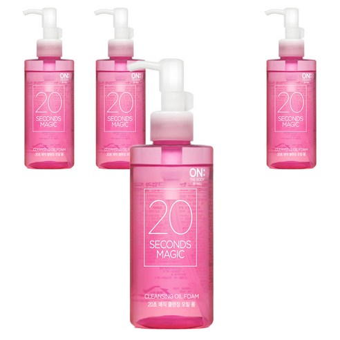 온더바디 20초 매직 클렌징 오일 폼, 200ml, 4개