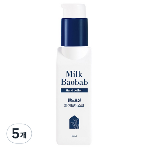 밀크바오밥 핸드로션 화이트머스크향, 100ml, 5개
