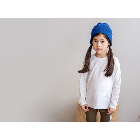 유라비 아동용 베이직 라운드 기본티셔츠 2p - 편안하고 실용적인 아이용 옷