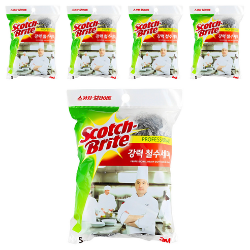 스카치브라이트 강력 철수세미, 5개입, 5개