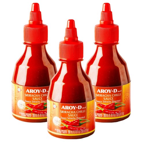 아로이디 스리라차 칠리소스, 230g, 3개