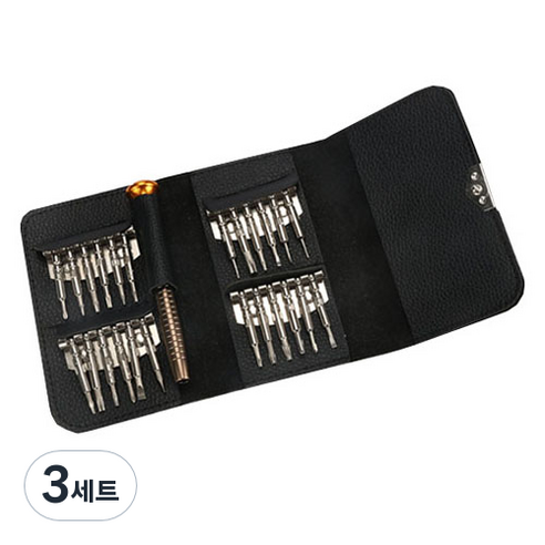 디오셀 휴대용 드라이버 25종 세트, 3세트