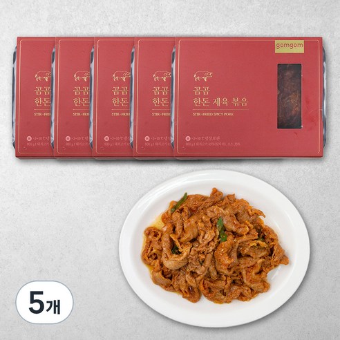 곰곰 한돈 제육 볶음, 800g, 5개 800g × 5개 섬네일