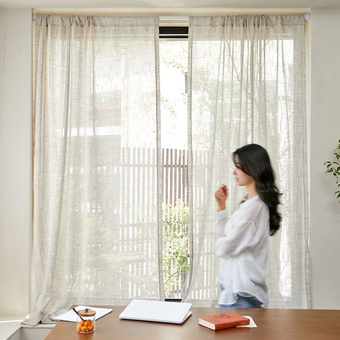 햇살은 가리고, 아늑함은 더하고: 바자르 린넨 가리개 커튼 솔직 후기 린넨커텐