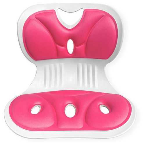 더블와이 허리가 편안하게 받쳐주는 자세보정 간편의자, 핑크