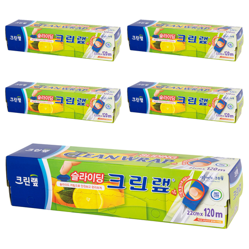 크린랲 슬라이딩 랩, 120m, 5개