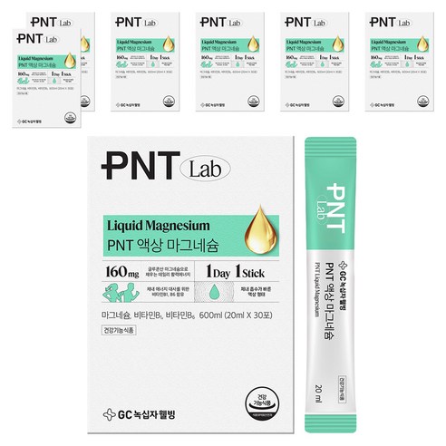GC녹십자웰빙 PNT 액상 마그네슘, 600ml, 7개