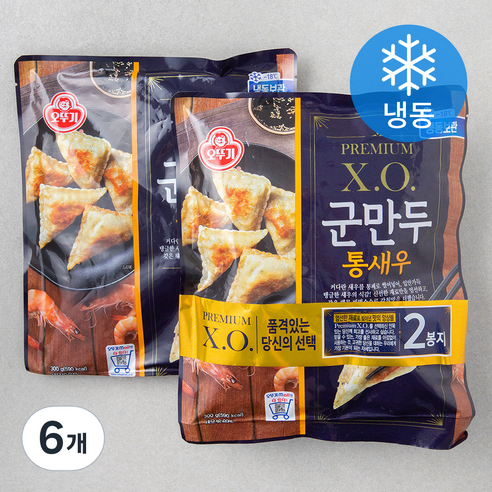 오뚜기 XO통새우 군만두 (냉동), 300g, 6개