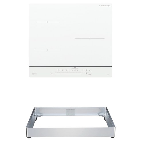 LG전자 디오스 오브제컬렉션 인덕션 3구 + 케이스 8.5cm 세트 방문설치, BEI3ANHLOEC, 프리스탠딩