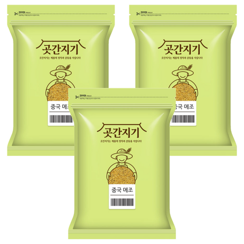 곳간지기 중국산 메조, 2kg, 3개