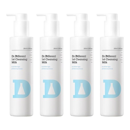 닥터디퍼런트 퍼스트 클렌징 밀크, 4개, 200ml