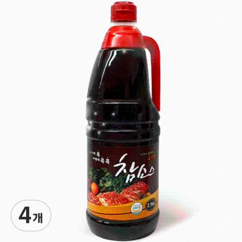 우리식품 고기엔 참소스, 2.1kg, 4개