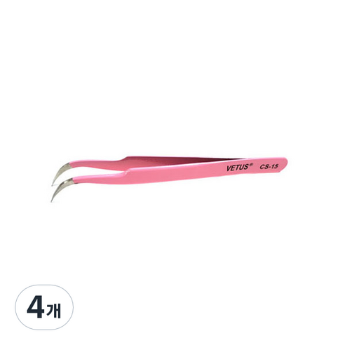 비투스 핀셋 CS-15, 혼합색상, 4개