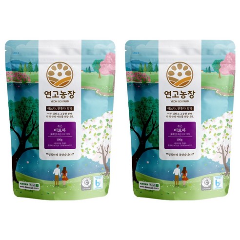 연고농장 비트차, 100g, 2개, 1개입