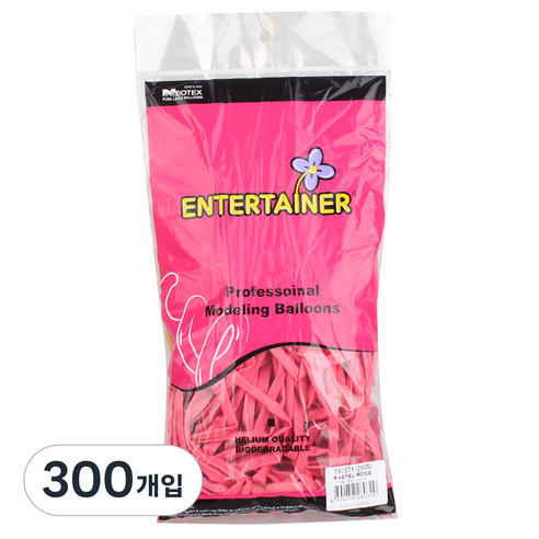 네오룬즈 260N 요술풍선 100p, 파스텔  로즈, 3개