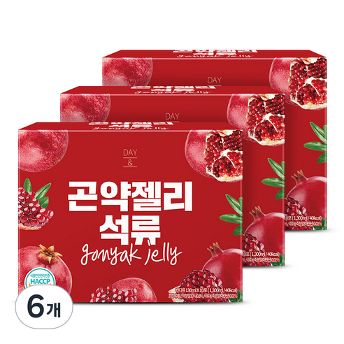참앤들황토농원 데이앤 석류 곤약젤리 10개입, 6개