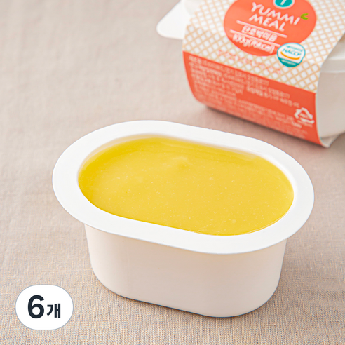 얌이밀 초기 만4~6개월 이유식, 단호박, 100g, 6개