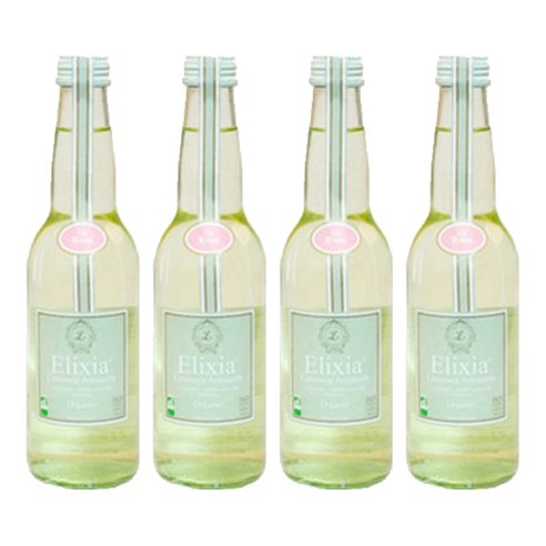 엘릭시아유기농로즈탄산음료, 330ml, 4개