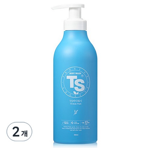 TS 바디워시 플로럴향, 500ml, 2개