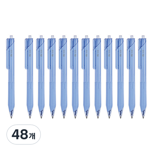 모나미 FX 153 볼펜 0.5mm, 블루, 48개