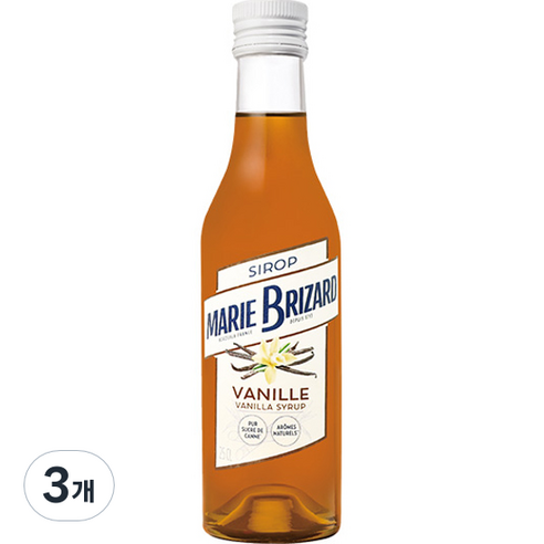 마리브리자드 바닐라 시럽, 250ml, 3개