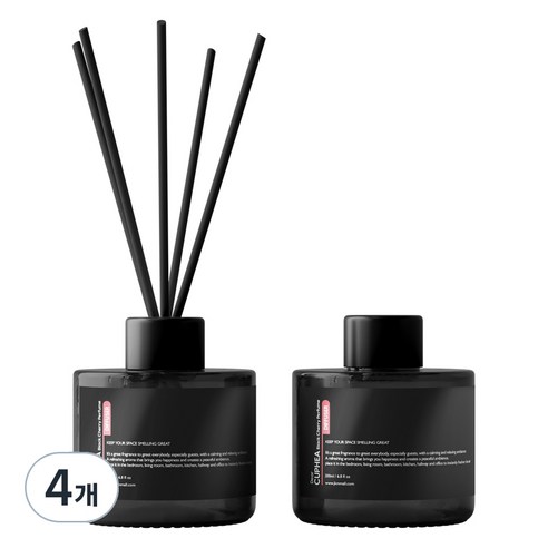 디어쿠페아 퍼퓸 디퓨저 2p, 블랙체리, 200ml, 2개