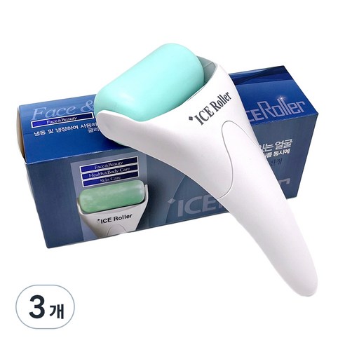 OK물산 아이스 페이스롤러, 혼합 색상, 3개