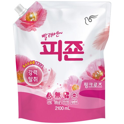 피죤 레귤러 핑크로즈, 2.1L, 1개