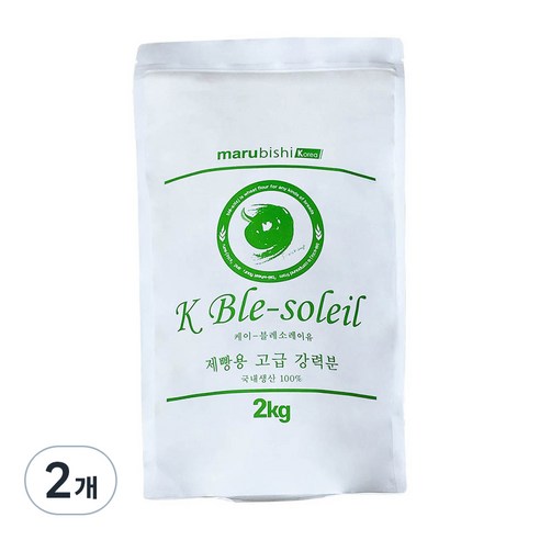 K 블레소레이유 제빵용 고급 강력분, 2kg, 2개