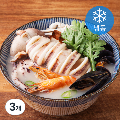 나가사키 통오징어 짬뽕탕 (냉동), 500g, 3개