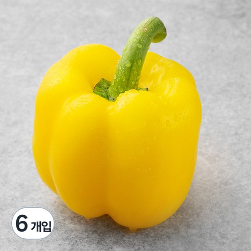 친환경 노랑 파프리카 1입, 1개입, 6개
