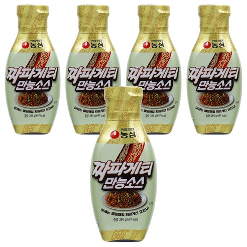 짜파게티 만능소스, 280g, 5개