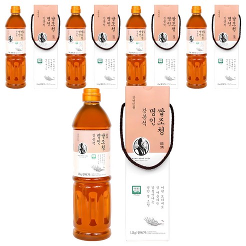 강봉석 명인 쌀조청, 1.2kg, 5개