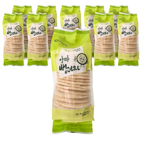 스위트영 양파 스낵 뻥과자, 80g, 10개