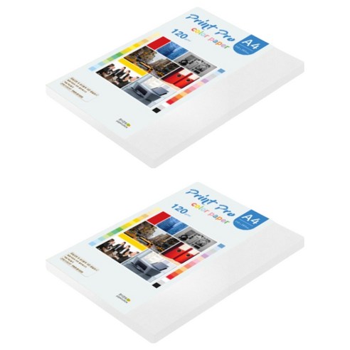 종이문화 프린트프로 칼라복사지 120g No 30 스노우화이트, A4, 160개