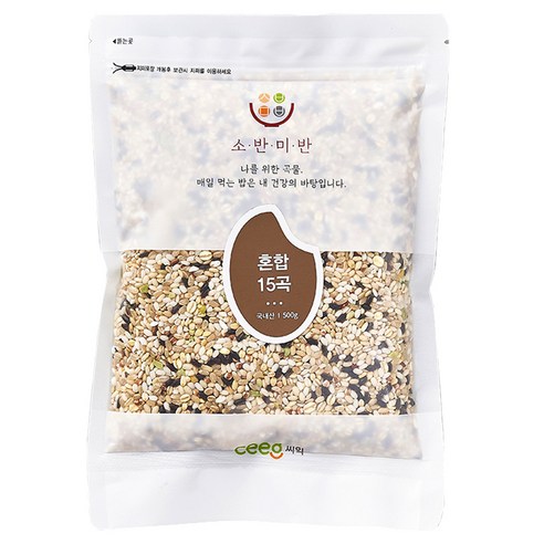 씨익 소반미반 혼합 15곡, 500g, 1개