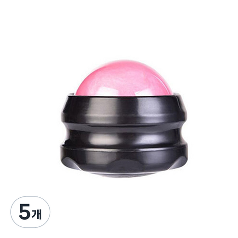 딕스포츠 블랙 마사지볼, 5개, 핑크