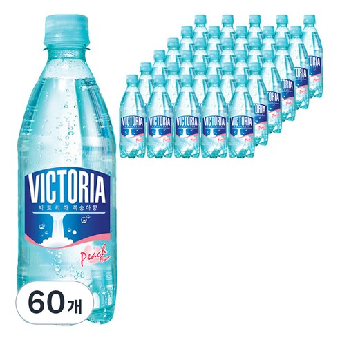 웅진 빅토리아 복숭아향 탄산음료, 500ml, 60개