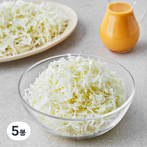 눈꽃 양배추채, 1kg, 5봉