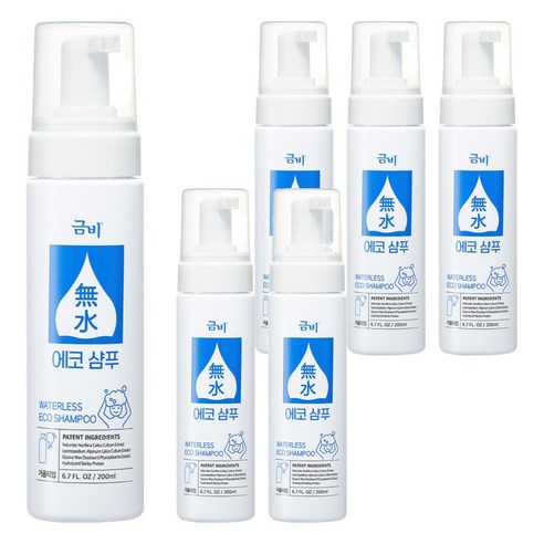 금비 에코샴푸, 6개, 200ml
